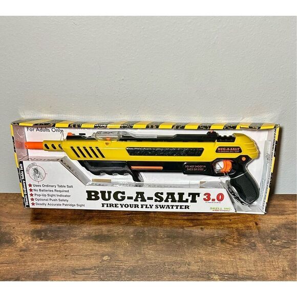 BUG-A-SALT 3.0 - NEW Authentic - Yellow 3.0 GUN - Bug Killing Device New in Box - Picture 3 of 8
